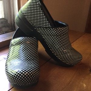 Dansko XP checked clogs